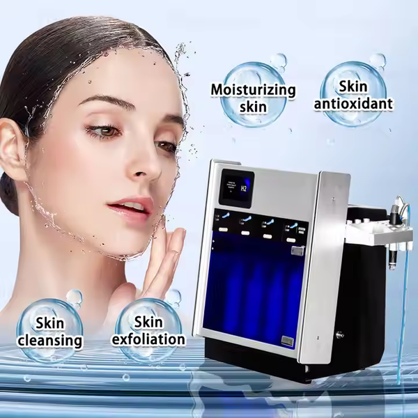 Oxygen Hydra Dermabrasion Aqua Peel Facial Deep Cleaning Blackhead-Wrinkle Removal Facial Moisturizer Spa Beauty Hydrogen Machine