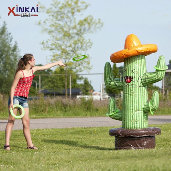 Adjustable Inflatable Throwing Ring with Desert Theme - Ideal for Parties & Games