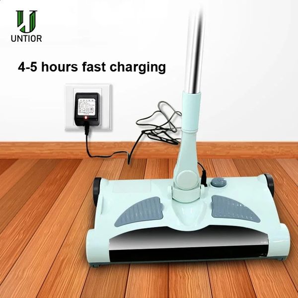 electric vacuum cleaner rechargeable wireless hand push household mop broom robot 240824