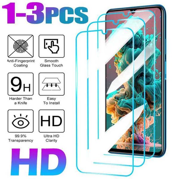 Cell Phone Screen Protectors 1-2-3PCS Full Cover Tempered Glass For Redmi Note 14 13 12 Pro 5G 13R Glass 9H Screen Protector Film Redmi Note