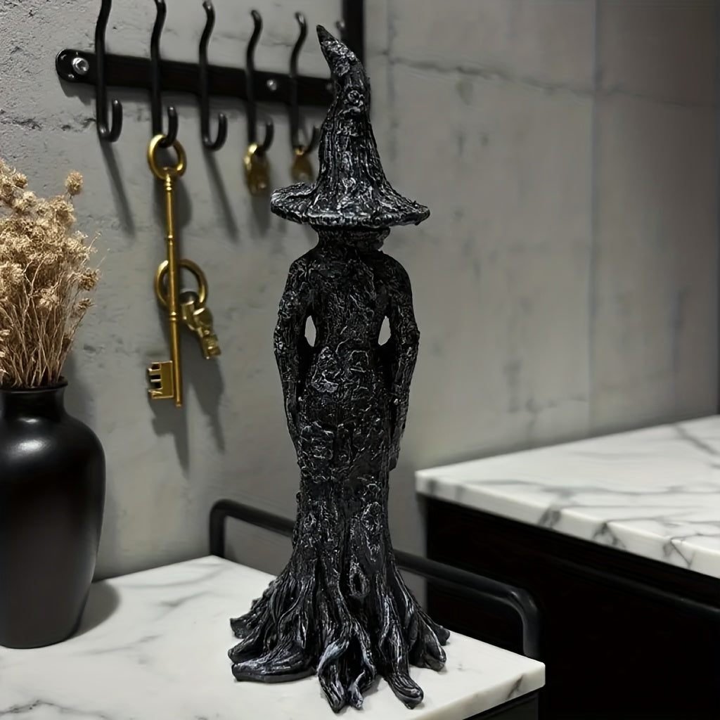 TEMU Cracker Statue - Gothic Halloween Resin Figurine-retro Magician Ornament- Collectible-nib Festival Souvenir