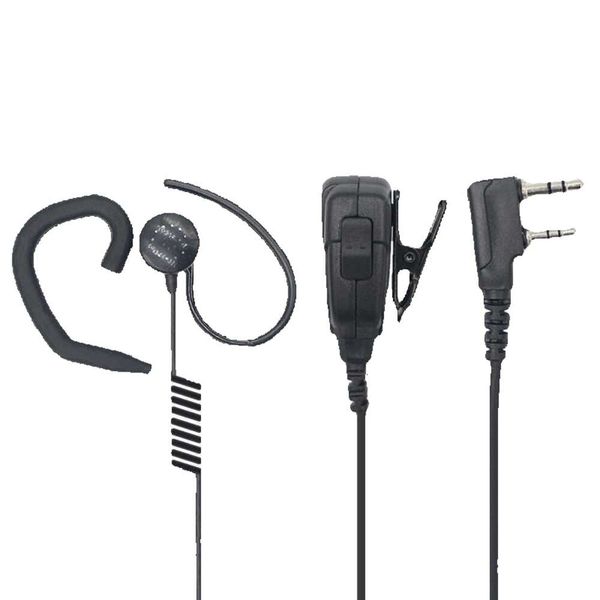 Walkie Talkie Earpiece Two Way Radio Headset with Microphone Police Security Earphone for RT18 RT22 RT21 H-777 Baofeng