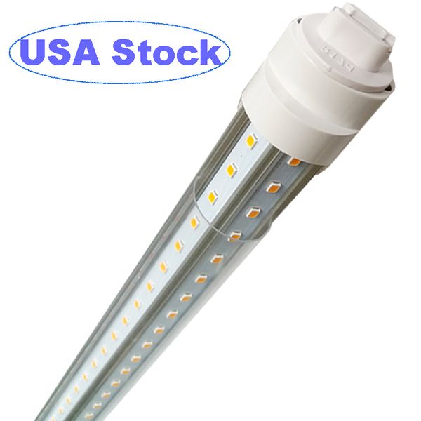8Ft R17D LED Tube Light, F96t12 HO 8 Foot Led Bulbs, 96&#039;&#039; 8ft led Shop Replace T8 T12 Fluorescent Light Bulbs 100-277V Input, 9000