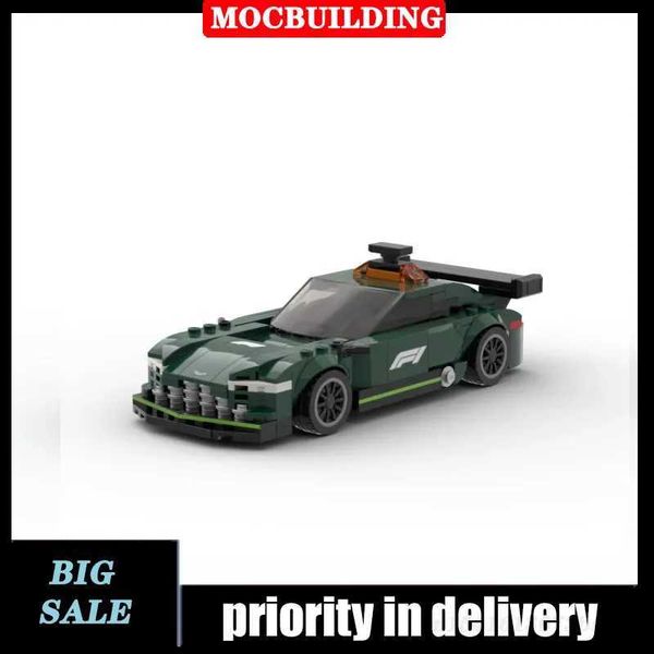 Blocks City car sports car model building block assembly MOC F1 boy toy birthday giftY241105J9UR