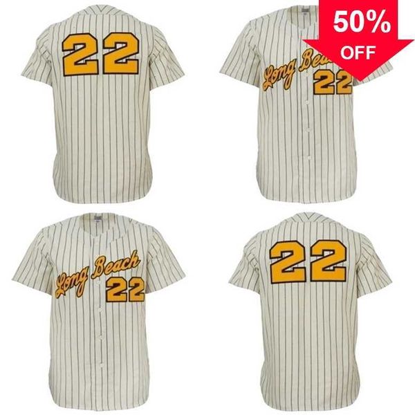 Xflsp GlnMitNess Cal State Long Beach 1969 Home Jersey Men Women Youth Baseball Jerseys Double Stitched