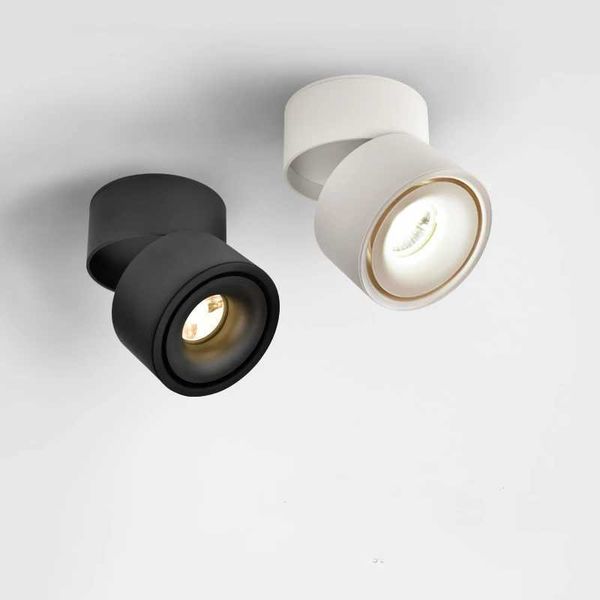 Adjustable light folding surface installation spotlight LED living room ceiling tube light Cobb adjustable angle clothing store 7W 12W CL240