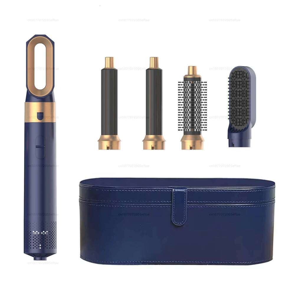 5 In 1 Hot Comb Set Professional Curling Iron Straightener Styling Tool Air Wrap Hair Dryer