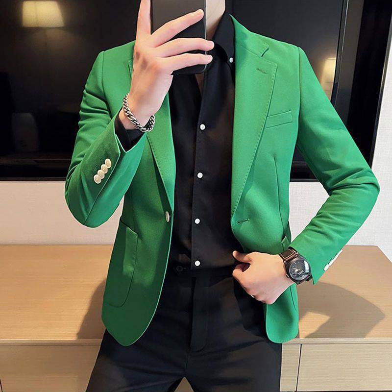 K585 Men&#039;s Slim Style Wedding Attire - Elegant Business Casual Suit for Groom