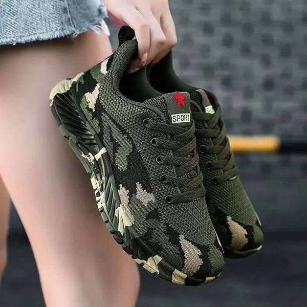 Men tênis esportivo casual tênis respirável Lightweigth Wal King Running Shoes Camo colorido non Slip Sne Akers