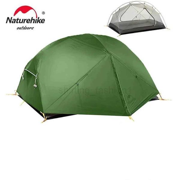 Naturehike Mongar 2 Tent 20D Ultralight Travel Tent 2 Person Backpacking Tent Waterproof Hiking Survival Outdoor Camping TentCL240722