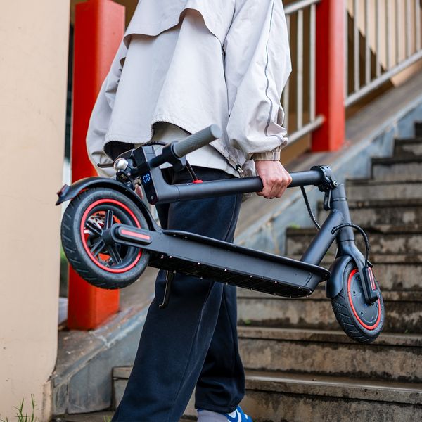 HEZZO HS-04pro Escooter Eu Us Wareshouse 36V 350 W 25km-h 8.5 Inch Lithium Battery Disc Brake Light Portable City Commute Activities Electri