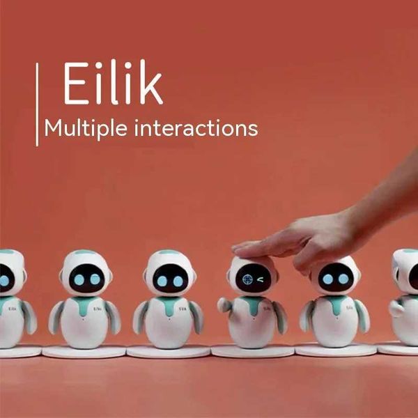 Electronics Robots Eilik Smart Pet Robot Ai Emotional Interaction Companion Pet Robot Long Battery Life Gifts For Desktop Toy Home The Robot