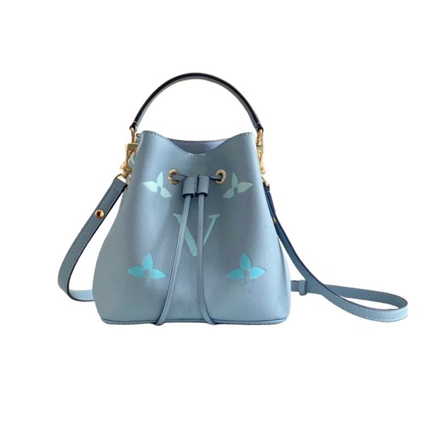NEW Mirror quality bags Designer tote bag Luxury Handbag Women NEONOE Bucket Bag fashion Crossbody Bag Ladies Leather Drawstring Shoulder Ba