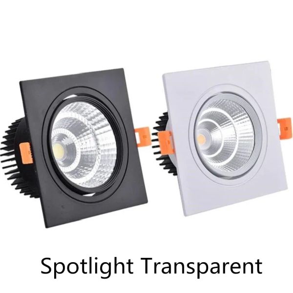 Led Downlight Square 9W12W15W Dimmable Ceiling Recessed Techo Zigbee Spotlight Type Fixtures Living Room Indoor Lighting Lamp