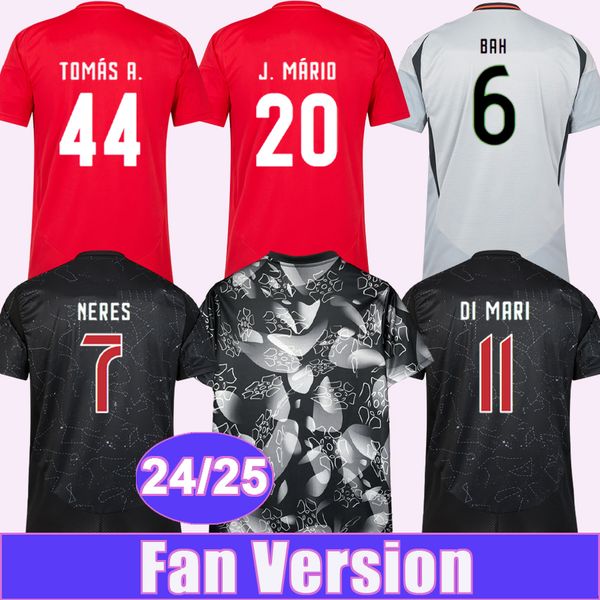 24 25 PAVLIDIS DI MARIA Mens Soccer Jerseys SCHJELDERUP PRESTIANNI ROLLHEISER A.CABRAL Home Away 3rd Pre-match Suit Football Shirts Adult Un