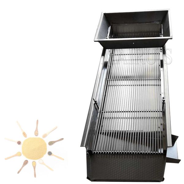 220V Grain Sieving Machine Rice Cleaning Screening Machine Small Cereal Sieve Vibration Sieving Machine