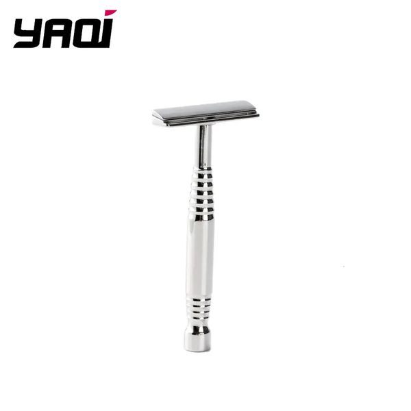 YAQI Romulus Polished 316 stainless Steel AC Blade Single-edged Mens Shaving Safety Razor 240127