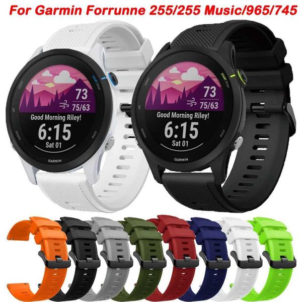 High Quality Suitable for Gin Forerunner 255 Music 265 745 965 strap mm Gin Venu 3 2 active 4 Wahband silicone sports bracelet O241115