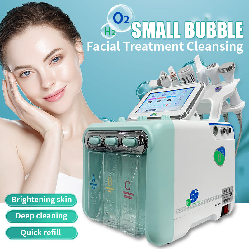 New Water Oxygen Small Bubble Machine Professional Hydro Water Dermabrasion Beauty Device Facial Spa Skin Care Deep Cleaning