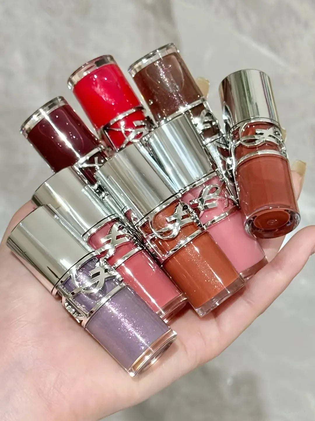 Lip Makeup 6ml LOVESHINE PLUMPING LIP OIL GLOSS SOIN EFFET REPULPANT Moisturizing Crystal Shiny Glitter Lip Balm 10 colors Beauty Lip Cosmetics Fast