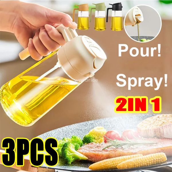 31 pieces of 500ml spray oil plastic bottle atomizing fat loss art barbecue cooking kitchen tools 240829