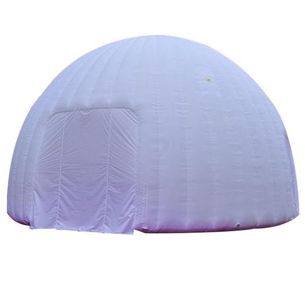 8m 26ft dia Giant air dome inflatable igloo marquee dj tent exhibition trade show canopy with 3 doors free blower on sale 454212
