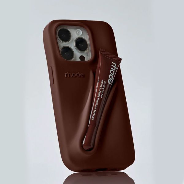 Cell Phone Cases Toast rhode phone case Lipstick Portable Case Design Lip Gloss Balm 3D Make-Up Silicone for iPhone 15 14 13 12 Pro Max Hold