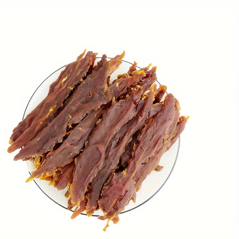 TEMU 200g-400g7.05oz-14.1oz Chicken Jerky And Duck Jerky Dog Treats For Small, Medium, Large Dog, Made With Chicken, Duck - Healthy, , Dog Chews Long