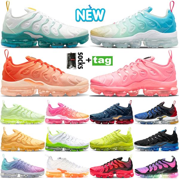 2025 Newest Designer Tn Plus Mens Running Shoes Since 1972 Mint Foam Laser Blue University Orange Gradients Bubblegum Cherry Tennis Ball Men
