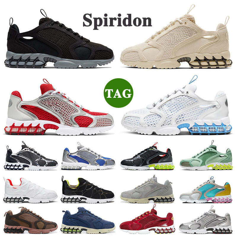 cheaper zoom spiridon caged 2 fossil mens trainers women running shoes triple black Varsity Royal outdoor men sports sneakers runners