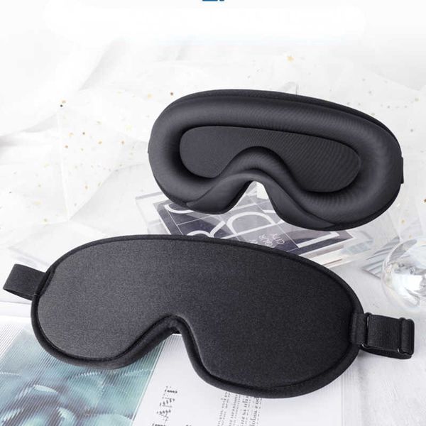 Sleep Masks 3D Memory Foam Silk Sleep Mask Soft Women Men Eye Patches Comfort Three Dimensional Design Face Mask Eyeshade Night Breathable J
