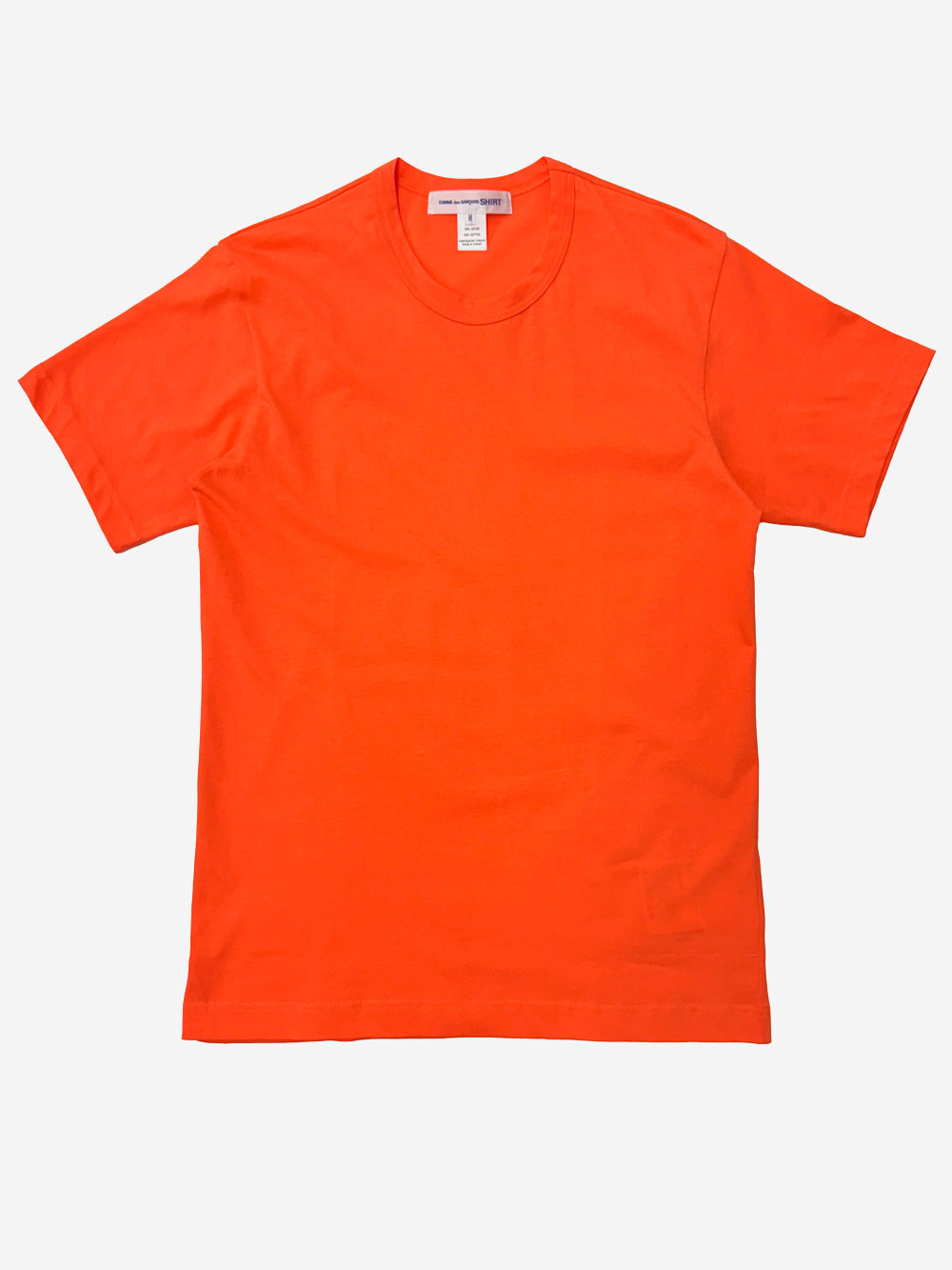 COMME DES GARCONS SHIRT_Orangefarbenes Herren-T-Shirt_Orange_L_Mann