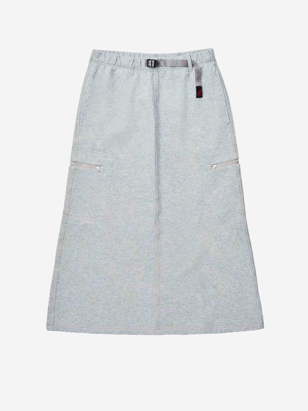 GRAMICCI_Classic grey skirt with integrated belt_Grey_M_Women