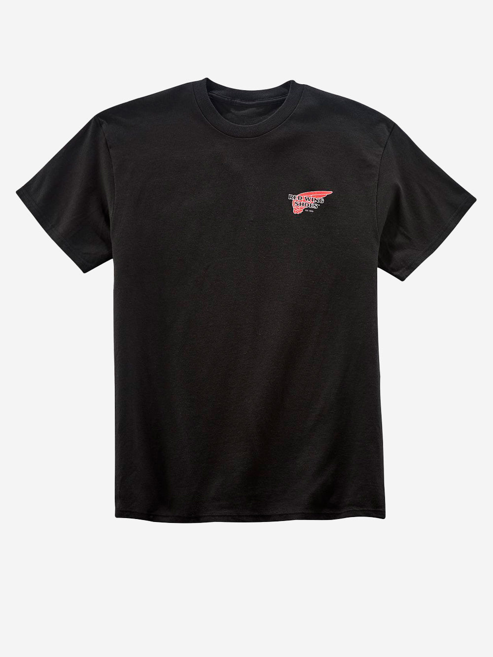 RED WING SHOES_T-shirt nera con logo_Nero_M_Uomo