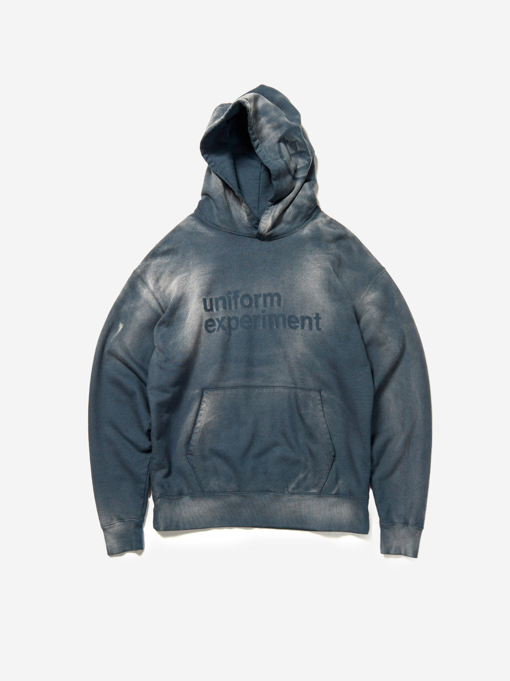 UNIFORM EXPERIMENT_Schwarzer Fade Hoodie_Schwarz_3 JP_Mann