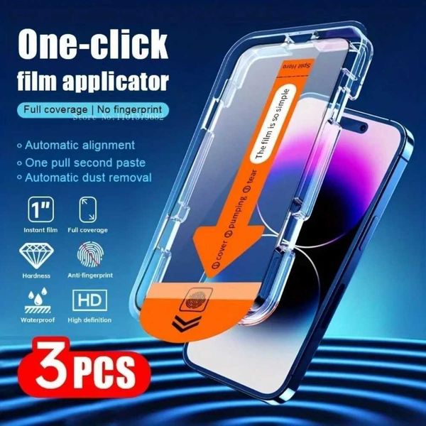 3Pcs tempered glass 16 15 14 13 11 Pro Max 16 15 14 Plus 12 13 Mini Protective Film X XR XS Max Phone Screen Protector M250120
