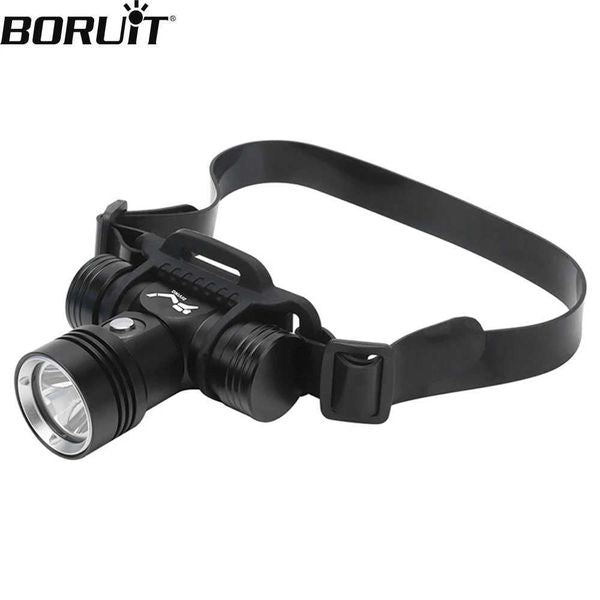 BORUiT B14 D diving light power supply 1000LM IPX8 waterproof light underwater 60M 18650 battery diving flashlight M241122