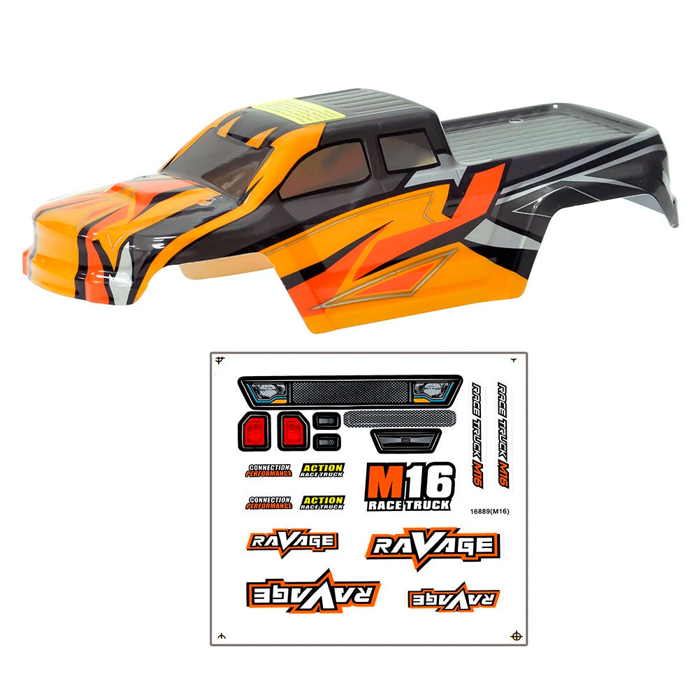 HBX Haiboxing 16889 16889A PRO 1-16 RC Car Parts Body Shell w- Sticker Vehicles Models Spare Accessories M16-B002 M16039