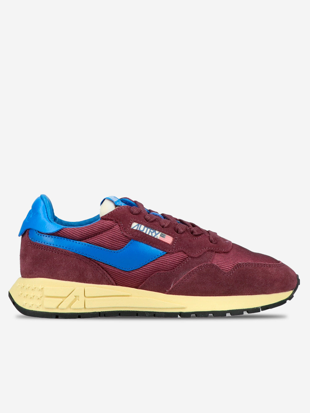AUTRY_Sneakers Reelwind in suede viola e nylon blu_Viola_46 EU_Uomo