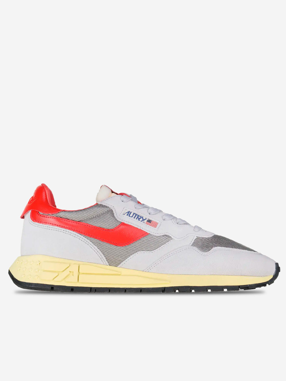 AUTRY_Sneakers Reelwind in suede e mesh grigie_Grigio_46 EU_Uomo