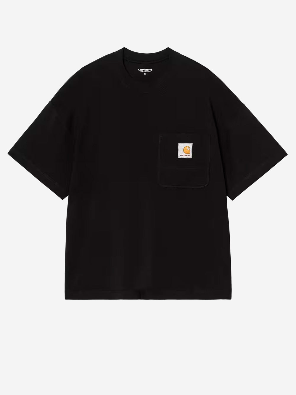 CARHARTT WIP_Zwart boxy fit S-S Work Pocket T-shirt_Schwarz_XS_Mann
