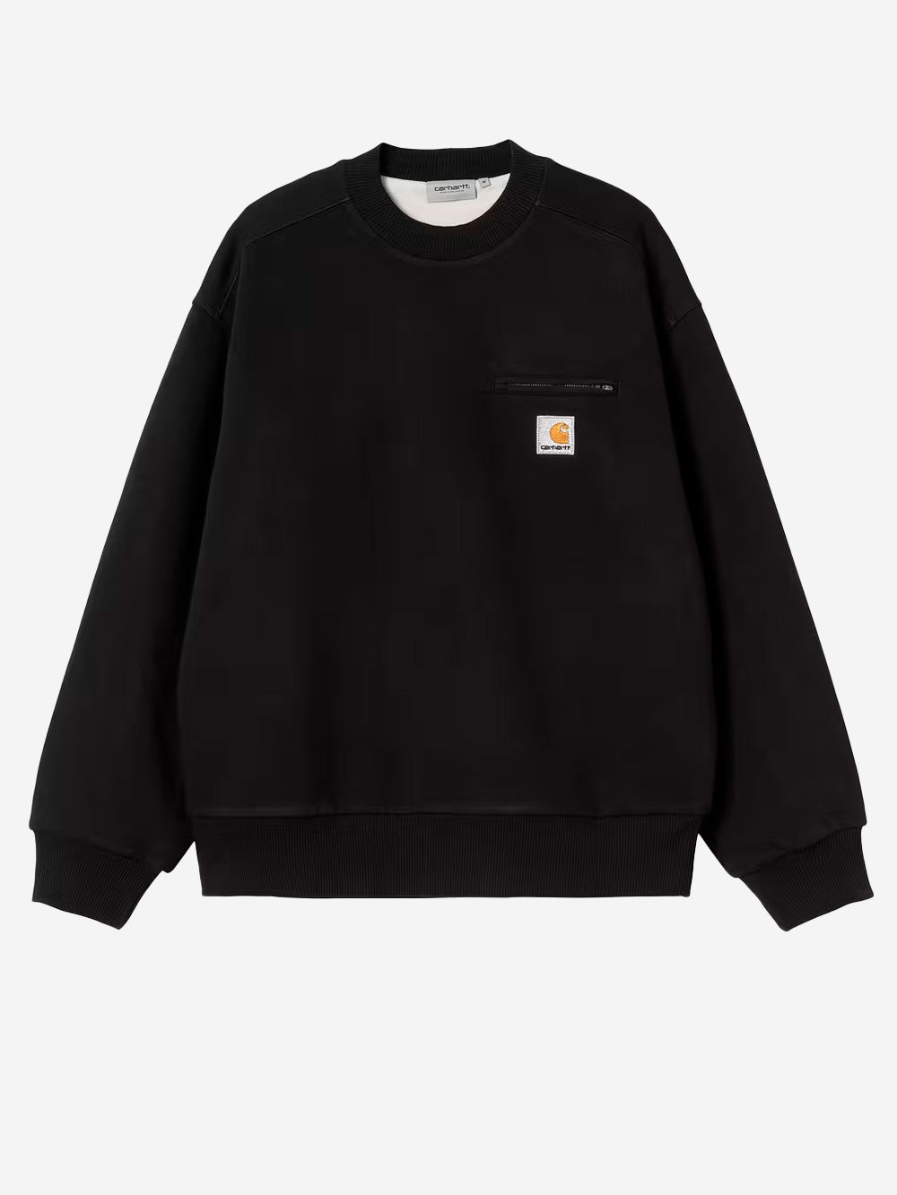 CARHARTT WIP_Sweat-shirt noir à col ras du cou Detroit_Noir_L_Homme