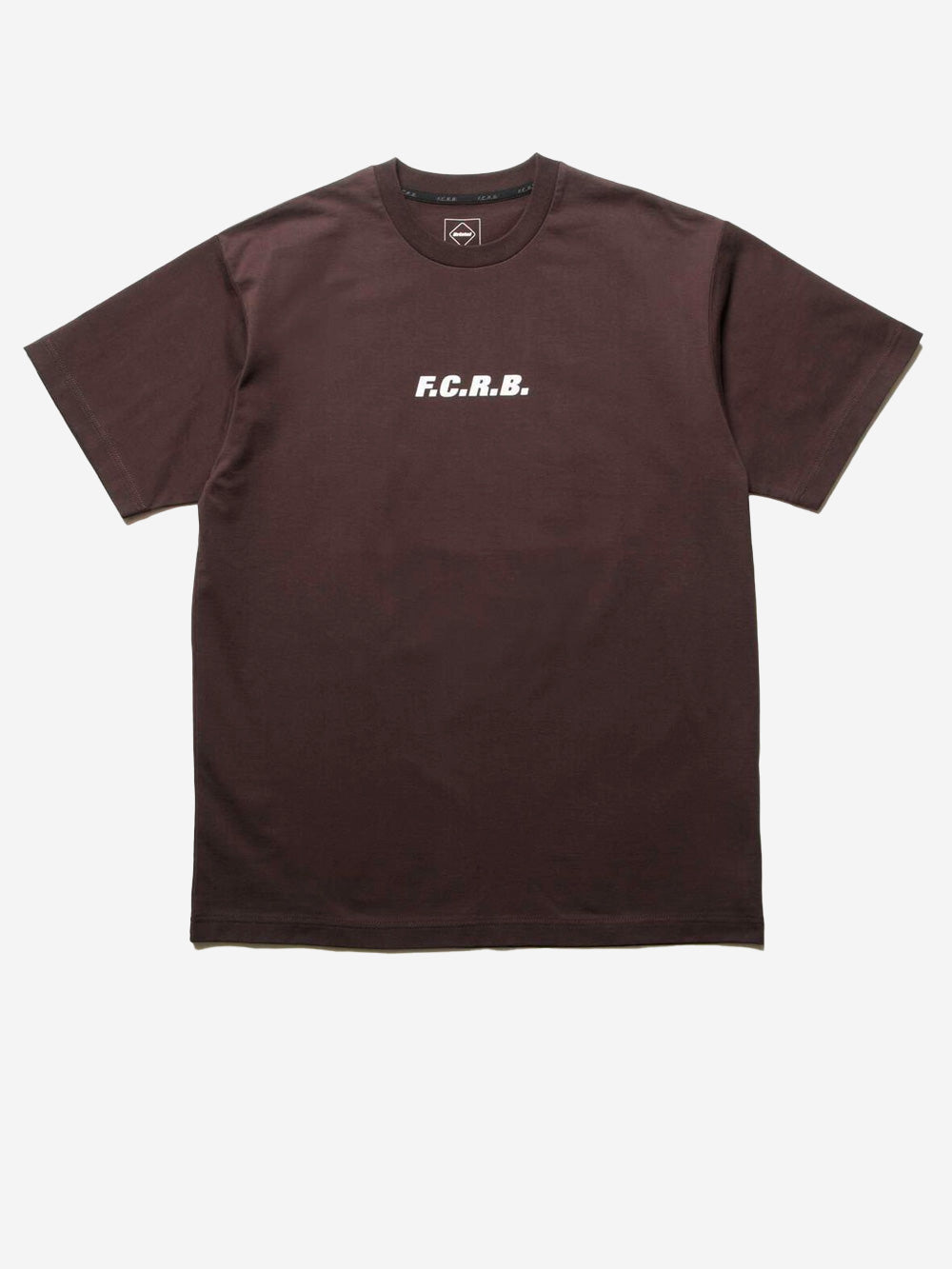 F.C. REAL BRISTOL_T-shirt Signature marron avec logo_Marron_L_Homme