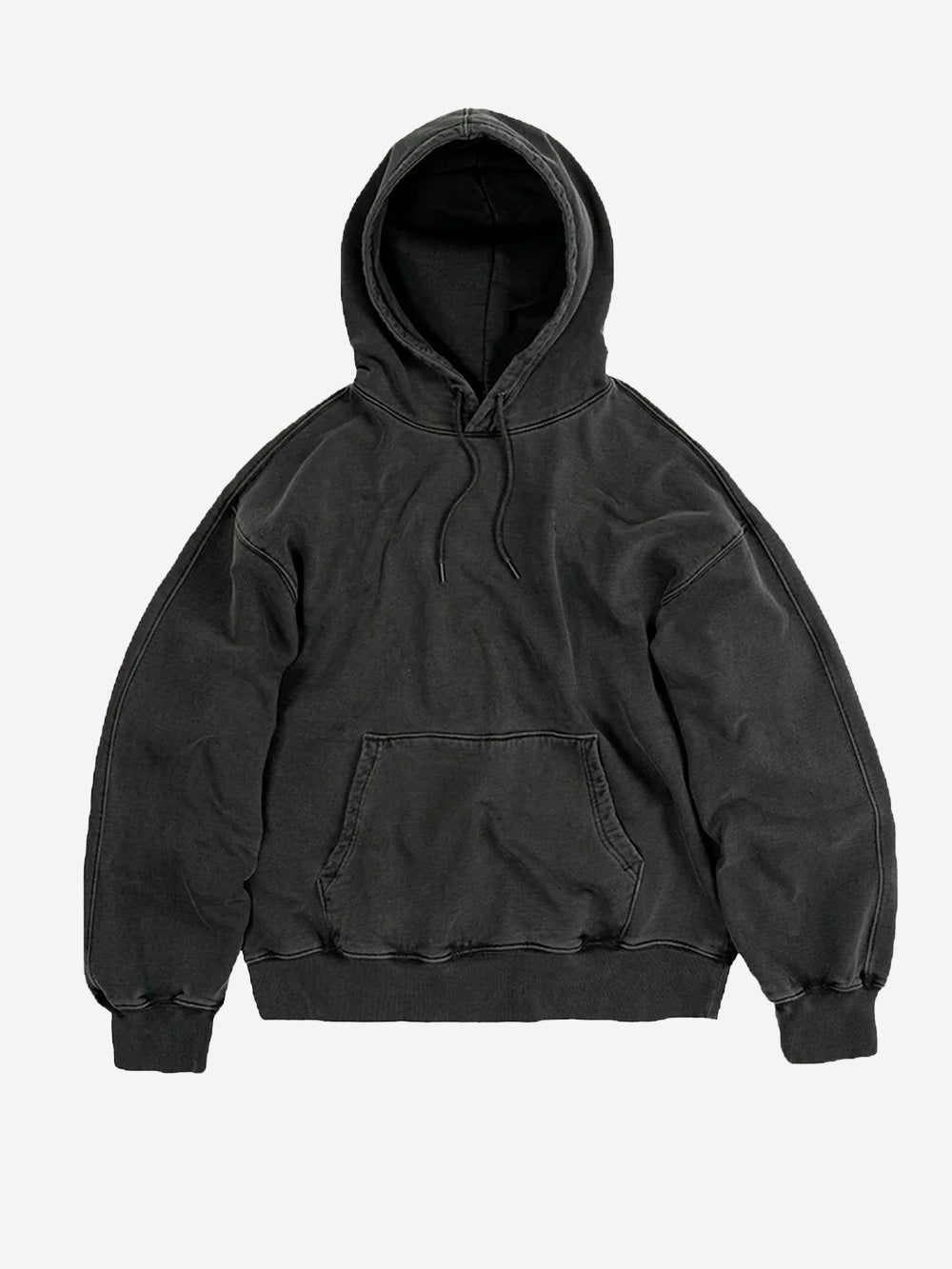 FRIZMWORKS_Hoodie Og Pigment Dyeing Zipup Parka antraciet_Grau_XL_Mann