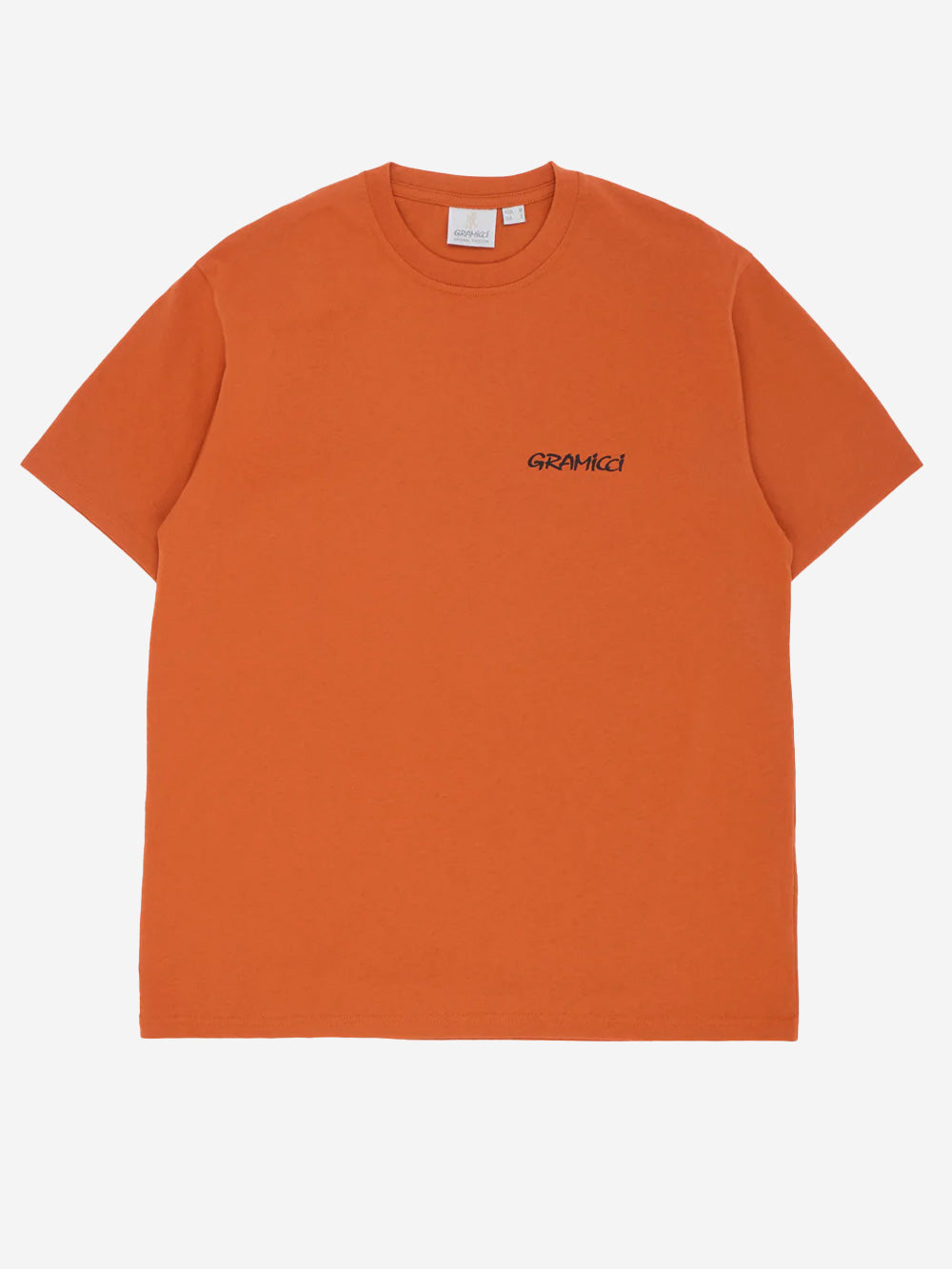 GRAMICCI_T-shirt orange avec graphisme 'Ice Axe'_Orange_L_Homme