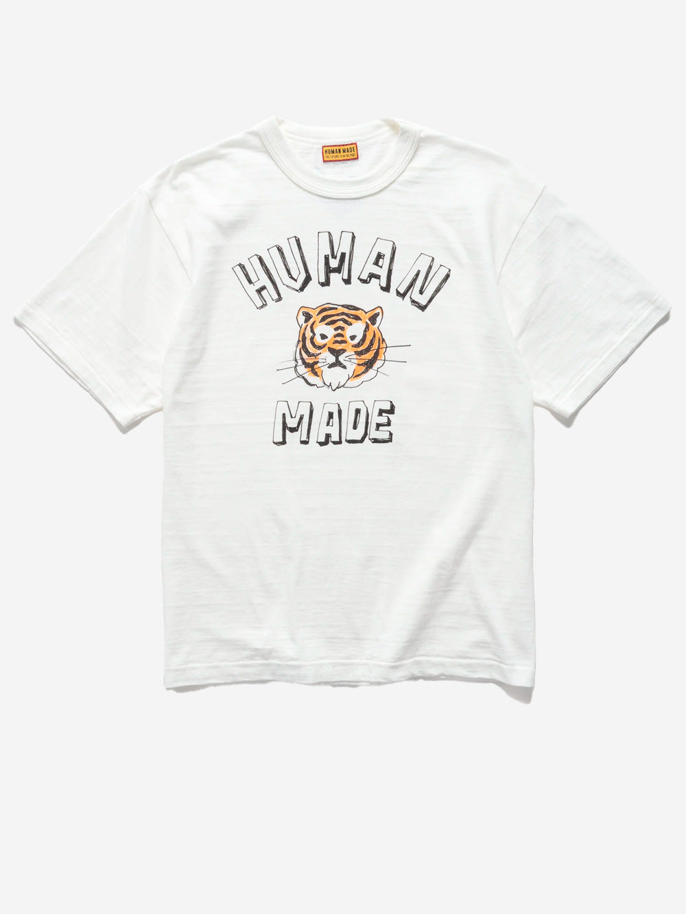 HUMAN MADE_T-shirt blanc avec motifs Drawn Tiger__L_Homme