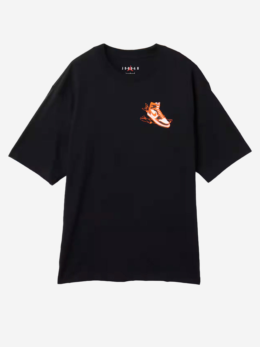 JORDAN_T-shirt nera AJ1 con grafica_Nero_M_Uomo