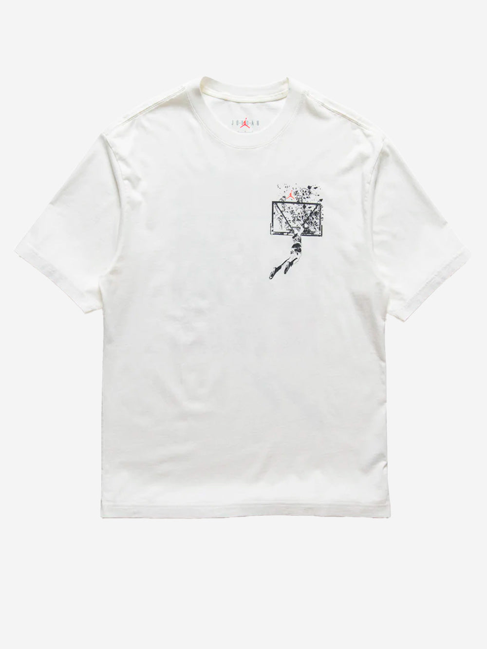 JORDAN_T-shirt oversize Brooklyn con grafica Shattered_Bianco_L_Uomo