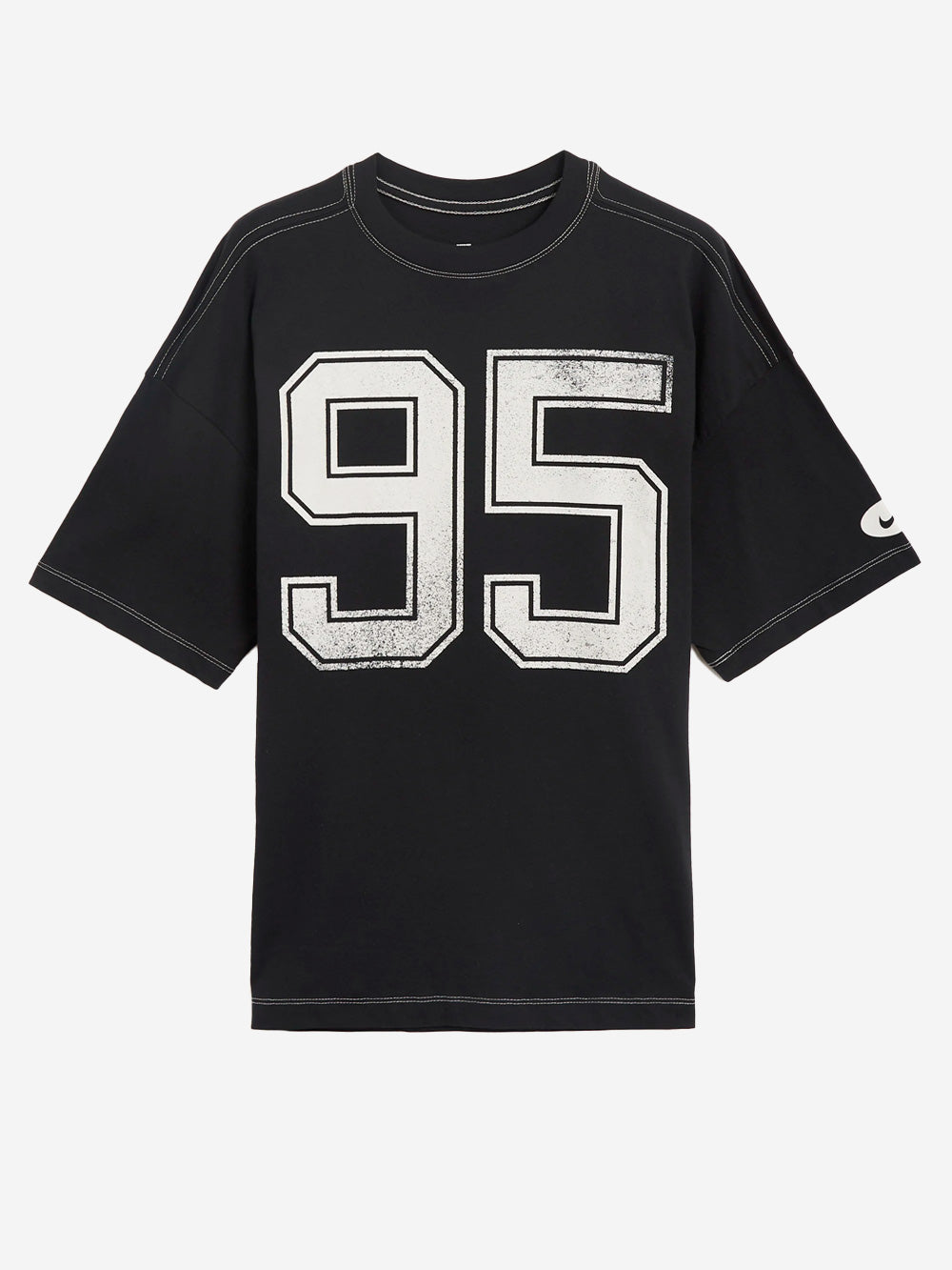 NIKE_T-shirt oversize noir avec graphique 95_Noir_M_Femme
