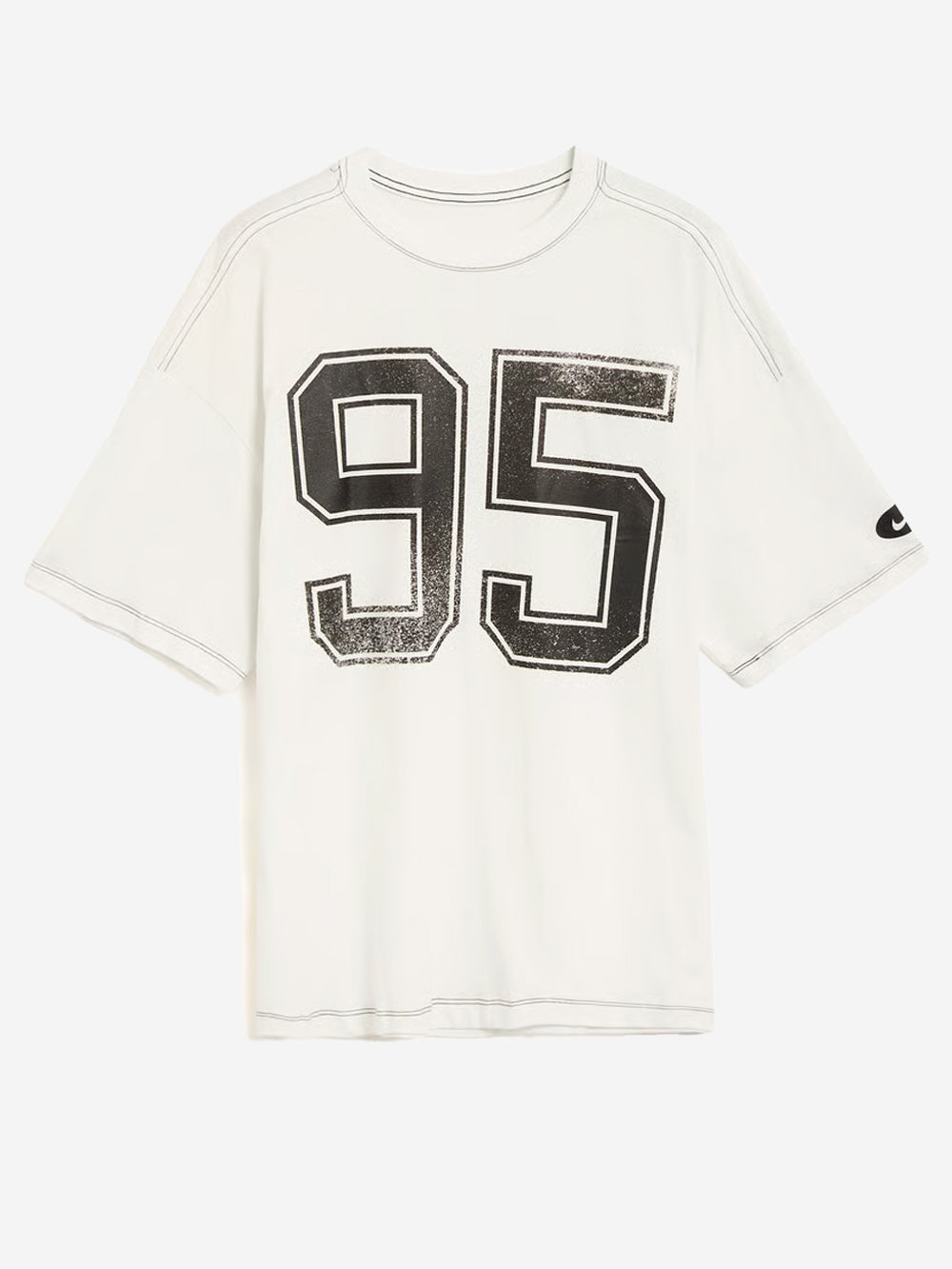 NIKE_Weißes Oversize-T-Shirt mit Grafik 95_Weiss_L_Frau